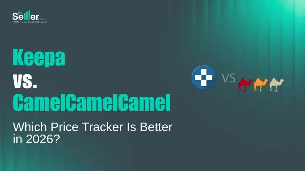 Keepa logo vs CamelCamelCamel camel icons, comparing Amazon price trackers in 2026